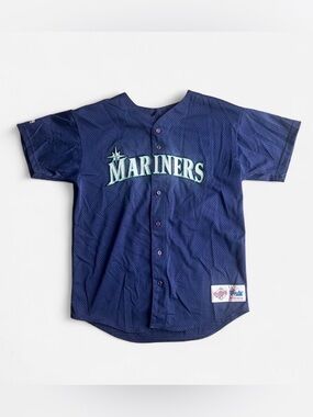 Vintage 90’s Majestic Diamond Collection Seattle Mariners baseball jersey